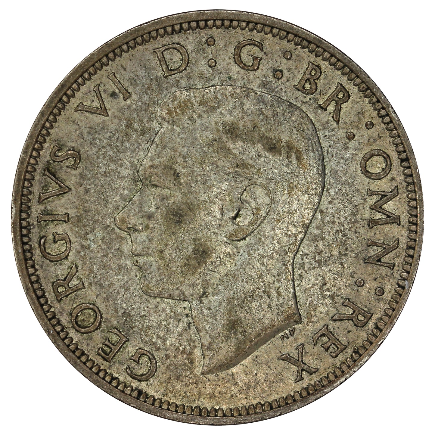 Great Britain 1944 1/2 Crown Extra Fine (EF40)