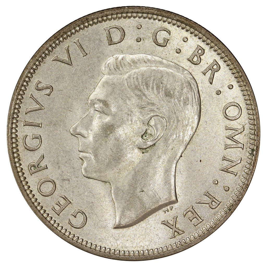 Great Britain 1945 1/2 Crown Brilliant Uncirculated (MS63)