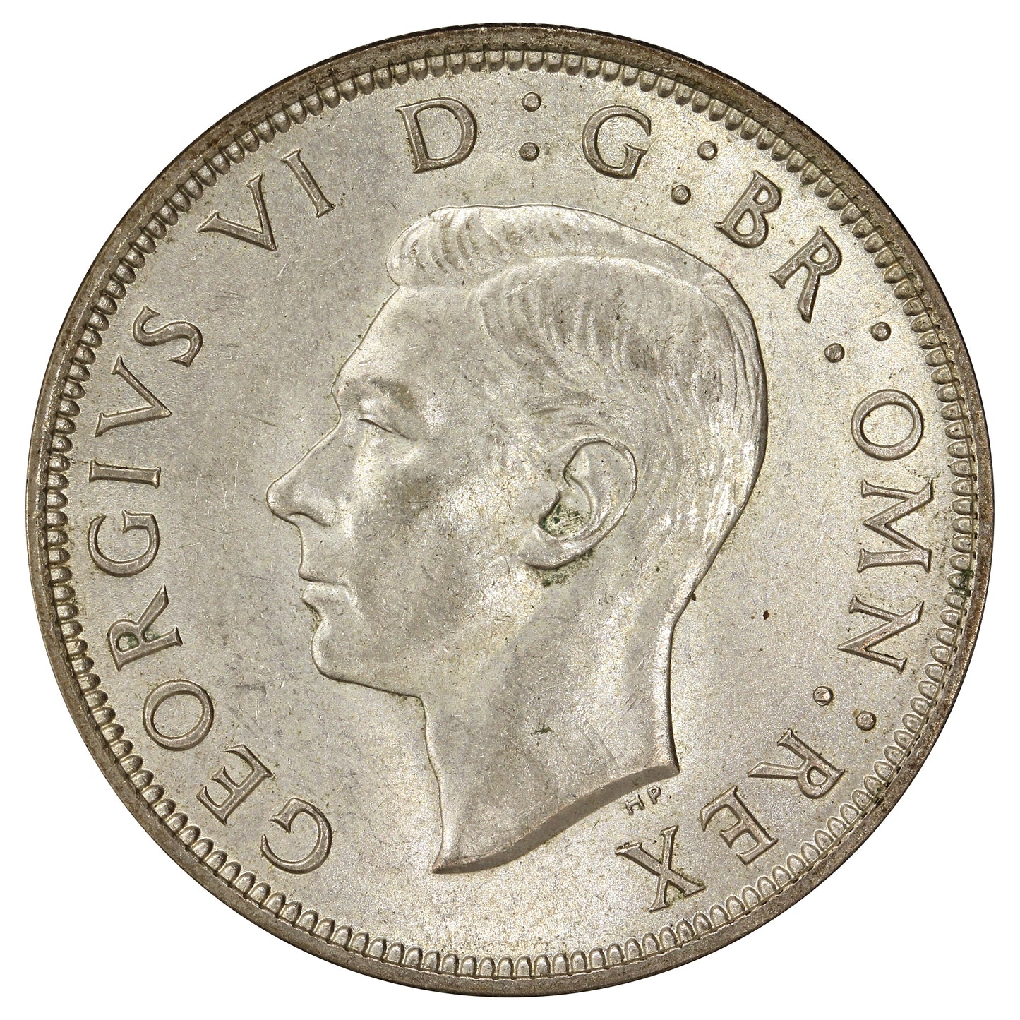 Great Britain 1945 1/2 Crown Brilliant Uncirculated (MS63)