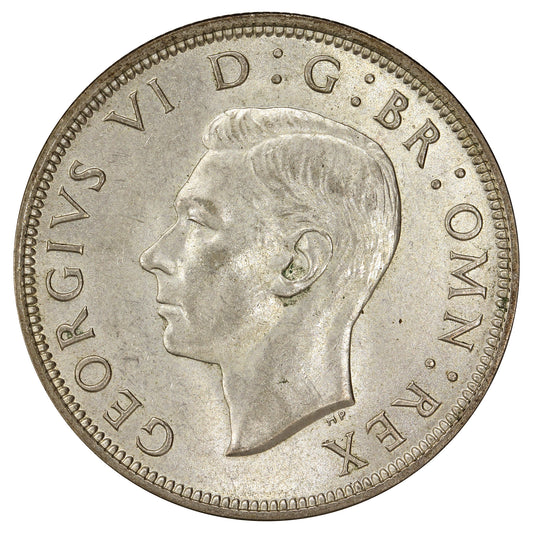 Great Britain 1945 1/2 Crown Brilliant Uncirculated (MS63)