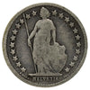 Switzerland 1898B 1/2 Franc Very Fine (VF20)