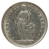 Switzerland 1907B 1/2 Franc EF-AU (EF45)