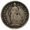 Switzerland 1914B 1/2 Franc Almost Uncirculated (AU50)
