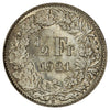 Switzerland 1921B 1/2 Franc Brilliant Uncirculated (MS63)