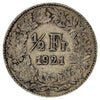 Switzerland 1921B 1/2 Franc Very Fine (VF20)