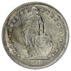 Switzerland 1950B 1/2 Franc Uncirculated (MS60)