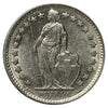 Switzerland 1956B 1/2 Franc Almost Uncirculated (AU50)