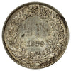 Switzerland 1959B 1/2 Franc Brilliant Uncirculated (MS63)
