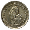 Switzerland 1961B 1/2 Franc Almost Uncirculated (AU50)