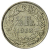 Switzerland 1962B 1/2 Franc Uncirculated (MS60)