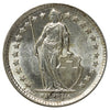 Switzerland 1964B 1/2 Franc Uncirculated (MS60)