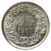 Switzerland 1967B 1/2 Franc Uncirculated (MS60)