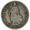 Switzerland 1876B Franc F-VF (F15)