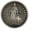Switzerland 1887B Franc VF-EF (VF30)