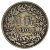 Switzerland 1901B Franc Very Fine (VF20)
