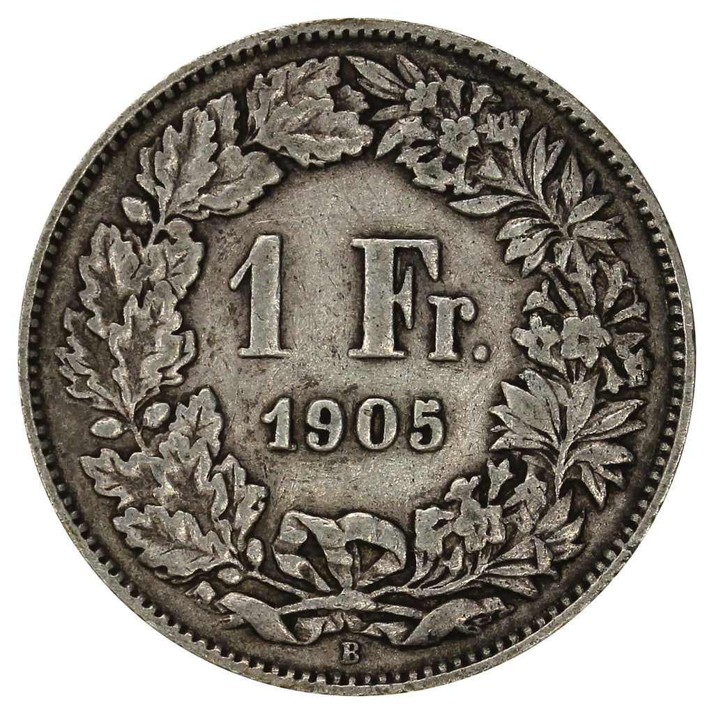 Switzerland 1905B Franc Very Fine (VF20)