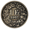 Switzerland 1907B Franc Very Fine (VF20)