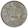 Switzerland 1944B Franc Uncirculated (MS60)