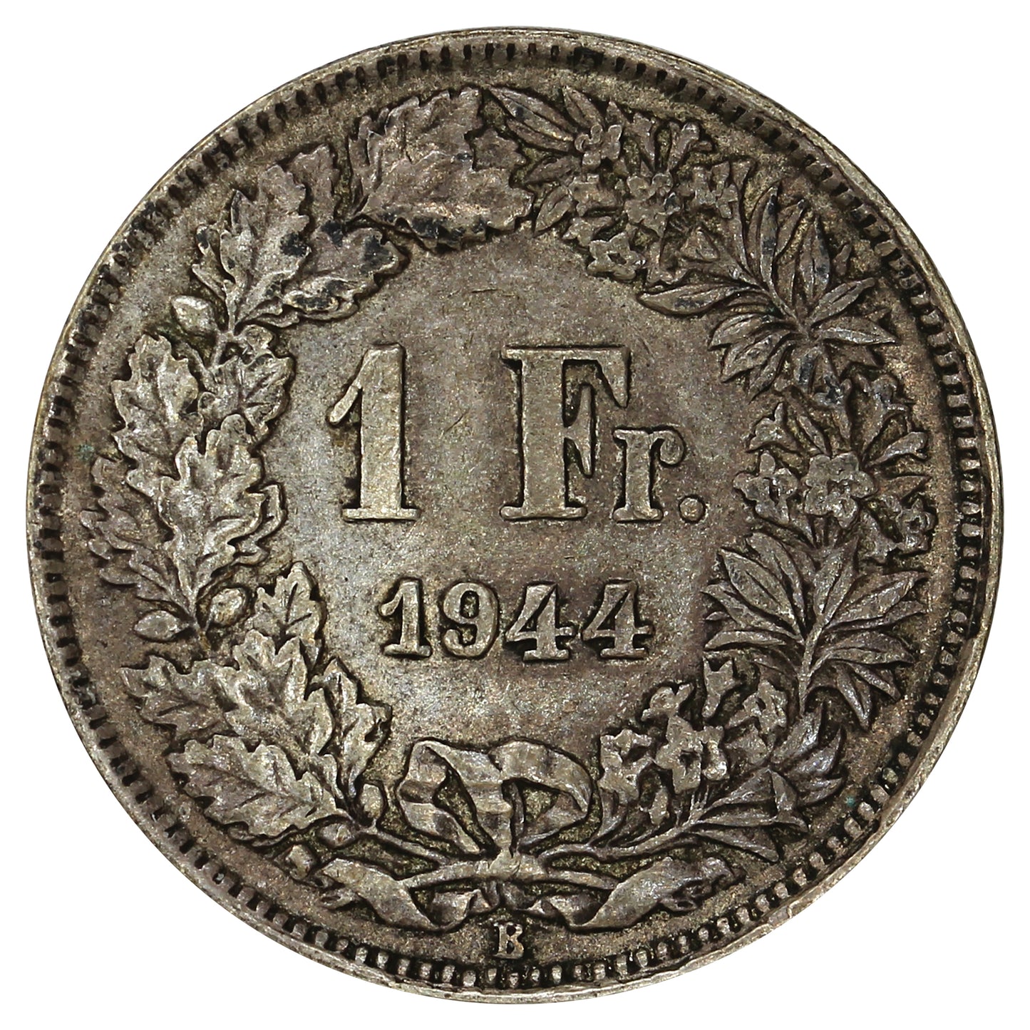 Switzerland 1944B Franc Extra Fine (EF40)