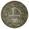 Switzerland 1958B Franc Extra Fine (EF40)