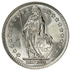 Switzerland 1959B Franc Brilliant Uncirculated (MS63)