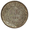 Switzerland 1959B Franc Uncirculated (MS60)