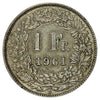 Switzerland 1961B Franc Almost Uncirculated (AU50)