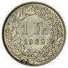 Switzerland 1962B Franc Uncirculated (MS60)