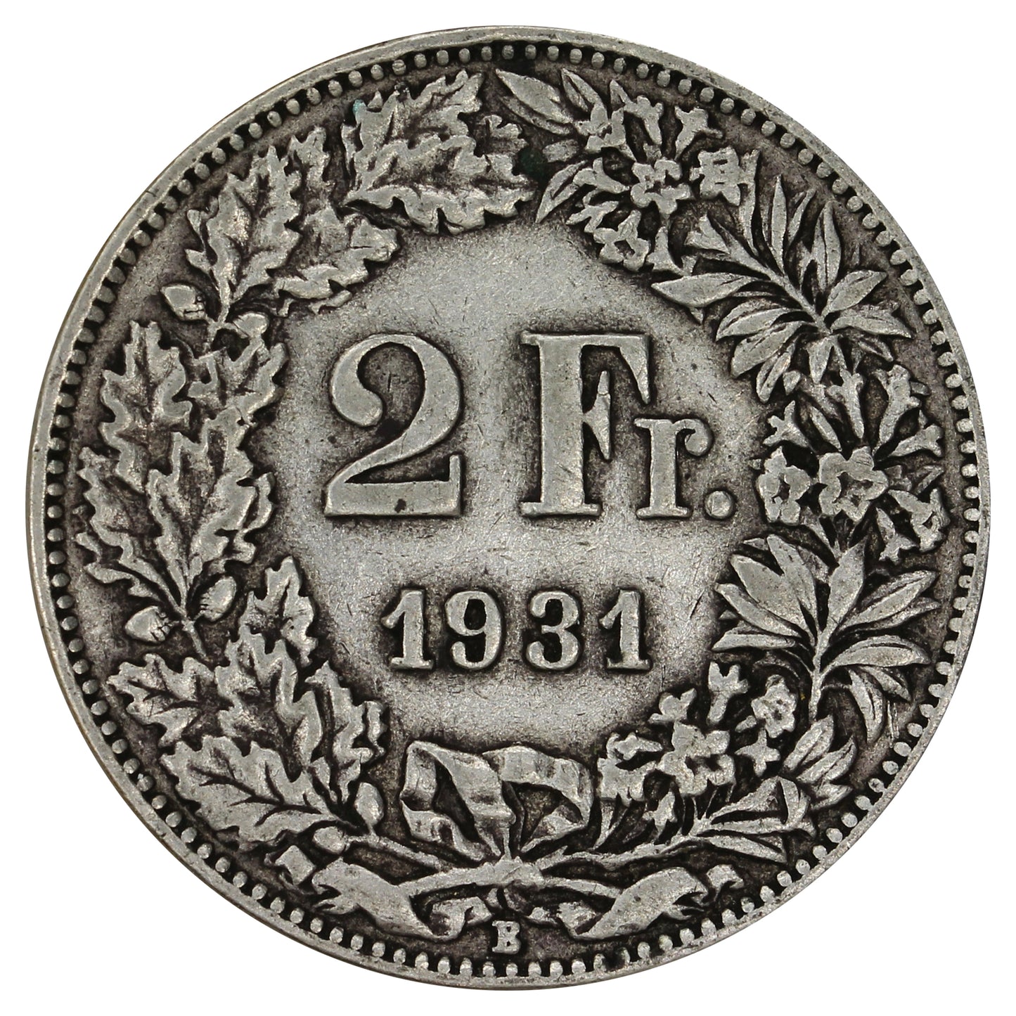Switzerland 1931B 2 Francs VF-EF (VF30)