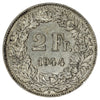 Switzerland 1944B 2 Francs Almost Uncirculated (AU50)