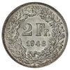 Switzerland 1948B 2 Francs Brilliant Uncirculated (MS63)
