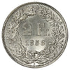 Switzerland 1958B 2 Francs Brilliant Uncirculated (MS63)