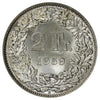 Switzerland 1959B 2 Francs Brilliant Uncirculated (MS63)