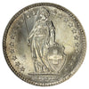 Switzerland 1961B 2 Francs Brilliant Uncirculated (MS63)