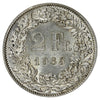 Switzerland 1965B 2 Francs Brilliant Uncirculated (MS63)