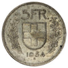 Switzerland 1954B 5 Francs Extra Fine (EF40)