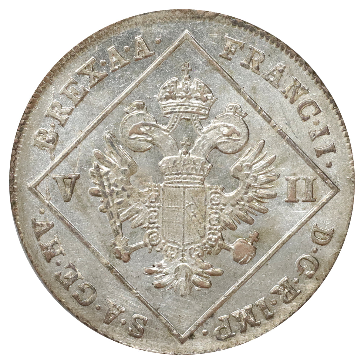 Austria 1802B Franz II 7 Kreuzer UNC+ (MS62) $