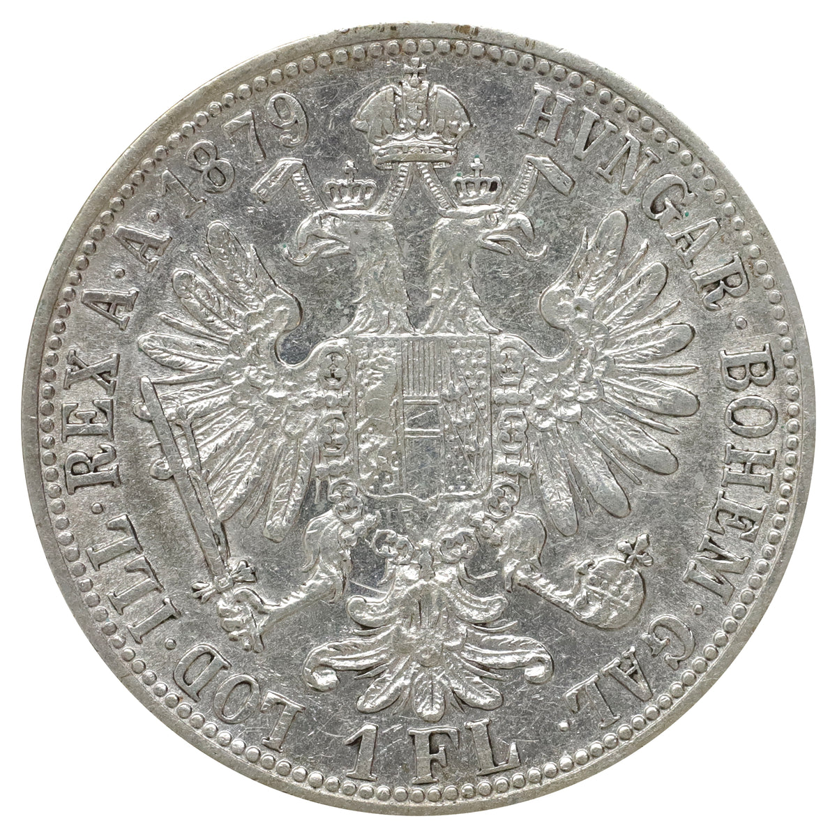 Austria 1879 Florin VF-EF (VF30)