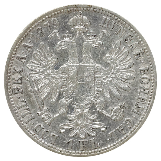 Austria 1879 Florin VF-EF (VF30)