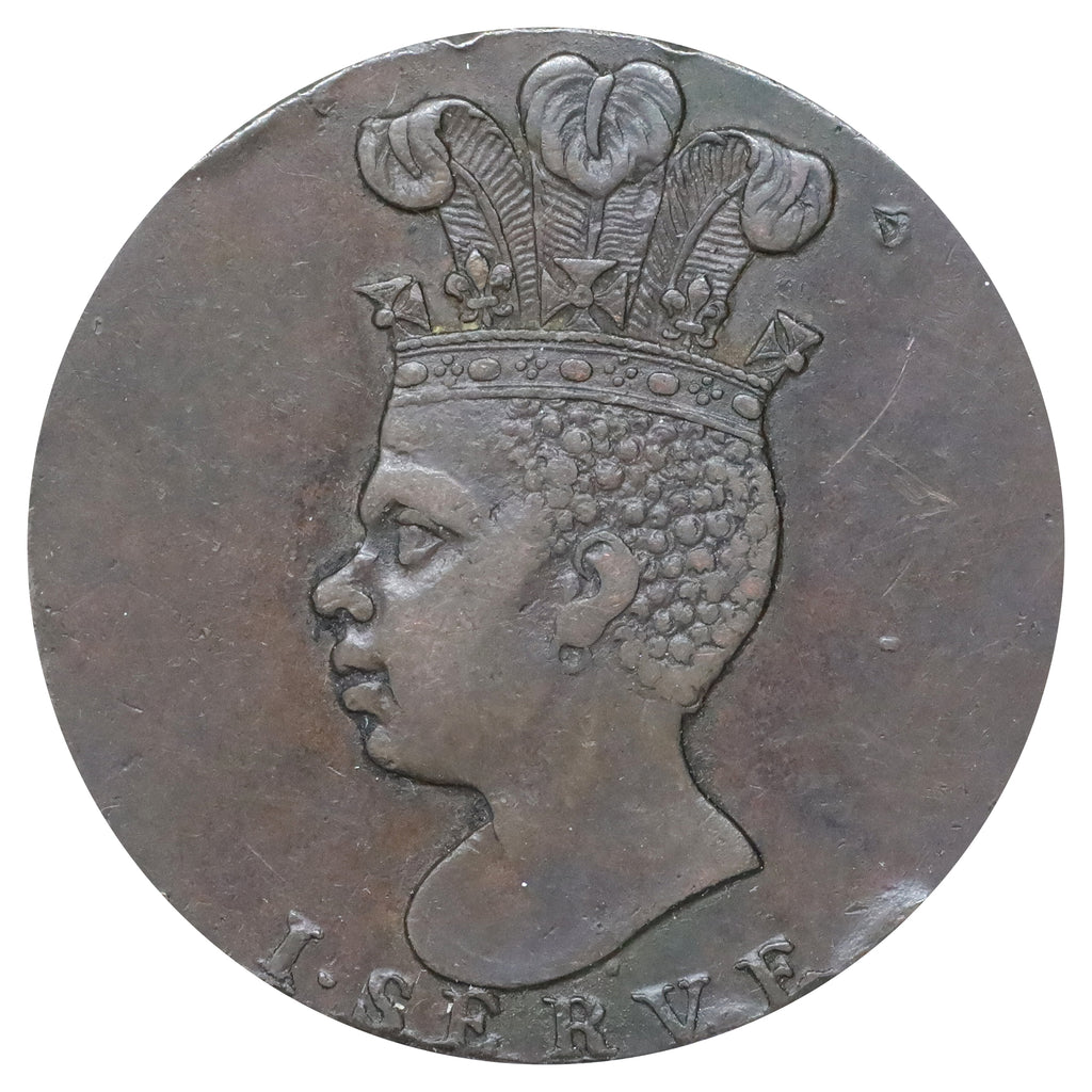 Barbados 1788 Penny Almost Uncirculated (AU50)