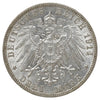 German States 1914F Wurttemburg 3 Marks AU-UNC (AU55)