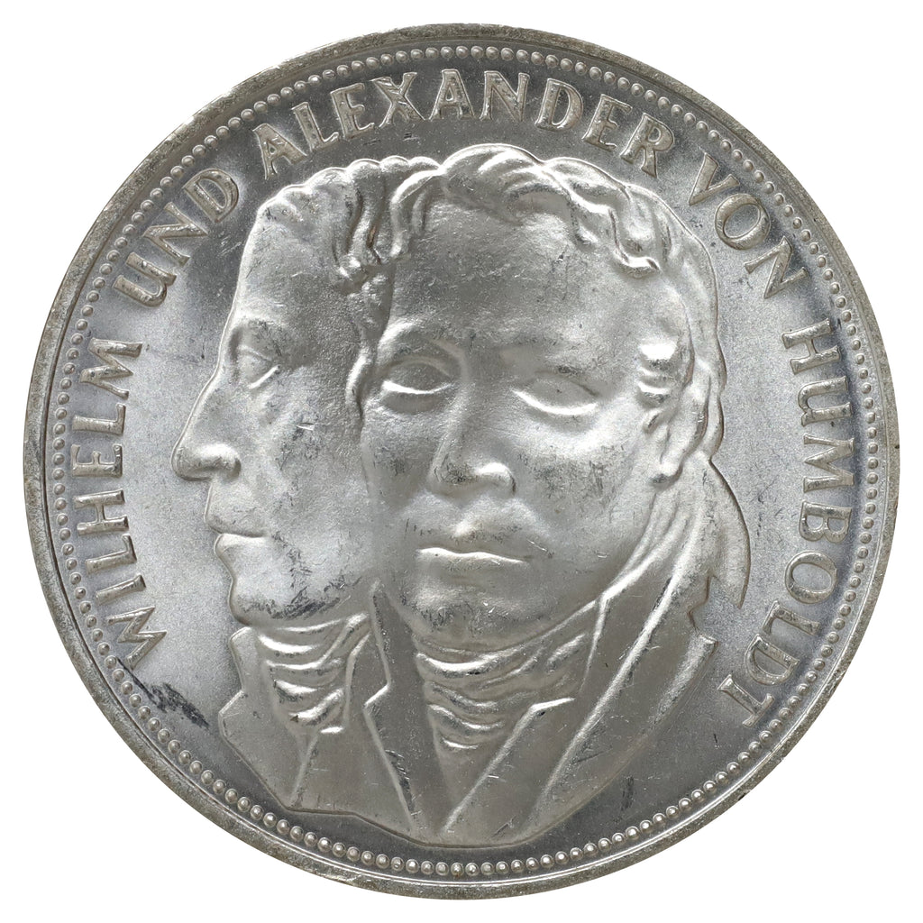 German Federal Republic 1967F 5 Marks Gem Brilliant Uncirculated (MS65)