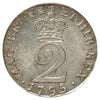 Great Britain 1795 George III 2 Pence Brilliant Uncirculated (MS63)