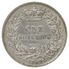 Great Britain 1864 Shilling EF-AU (EF45)