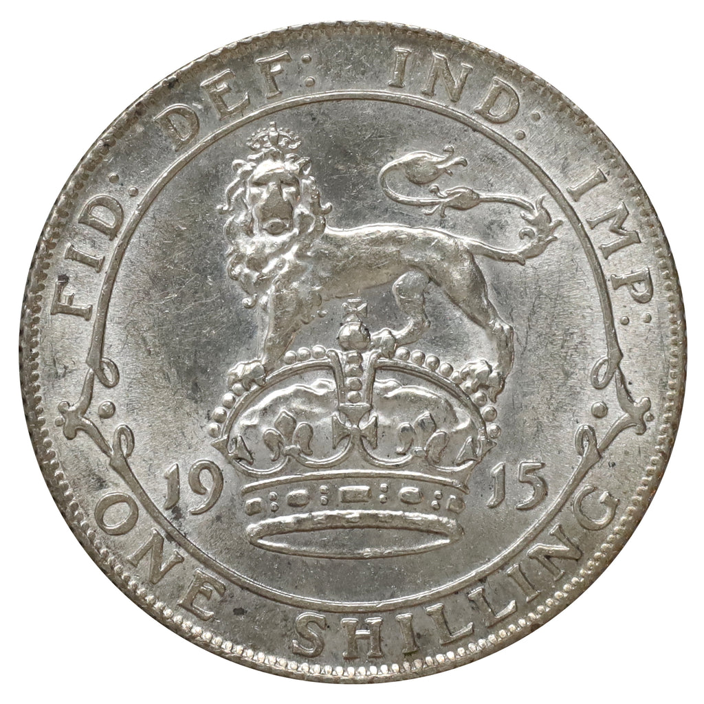 Great Britain 1915 Shilling UNC+ (MS62)