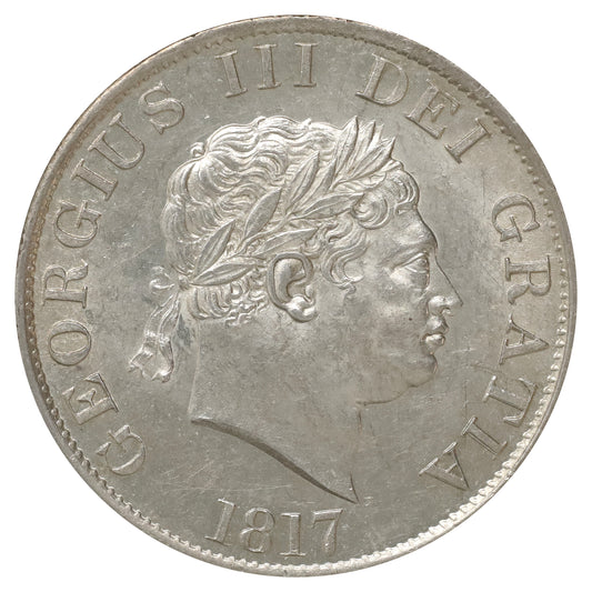 Great Britain 1817 George III 1/2 Crown Uncirculated (MS60)