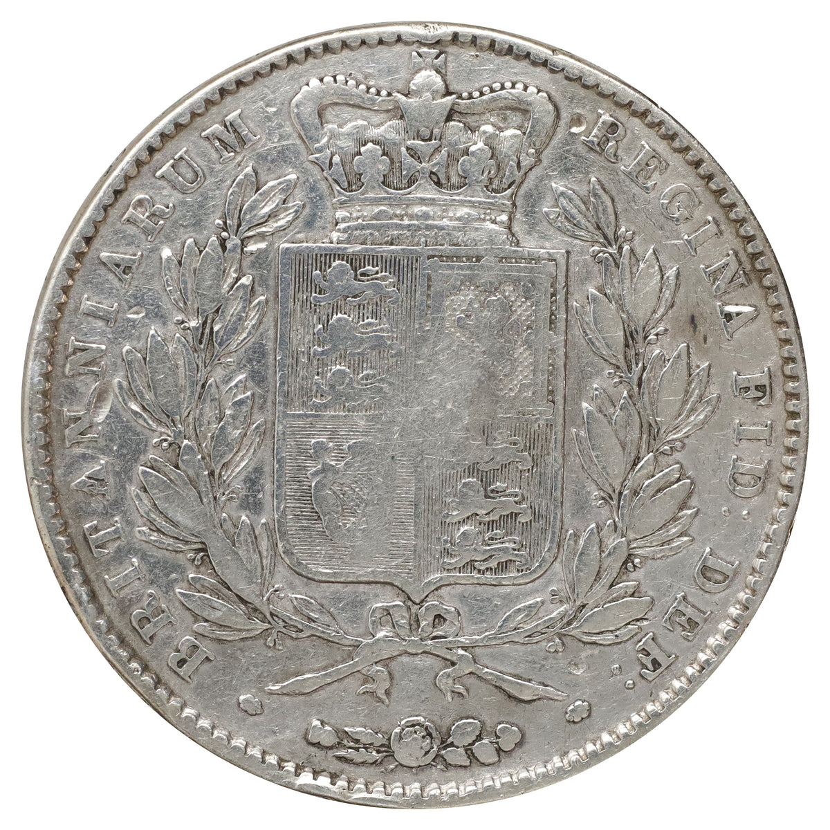 Great Britain 1845 Crown Very Good (VG8)
