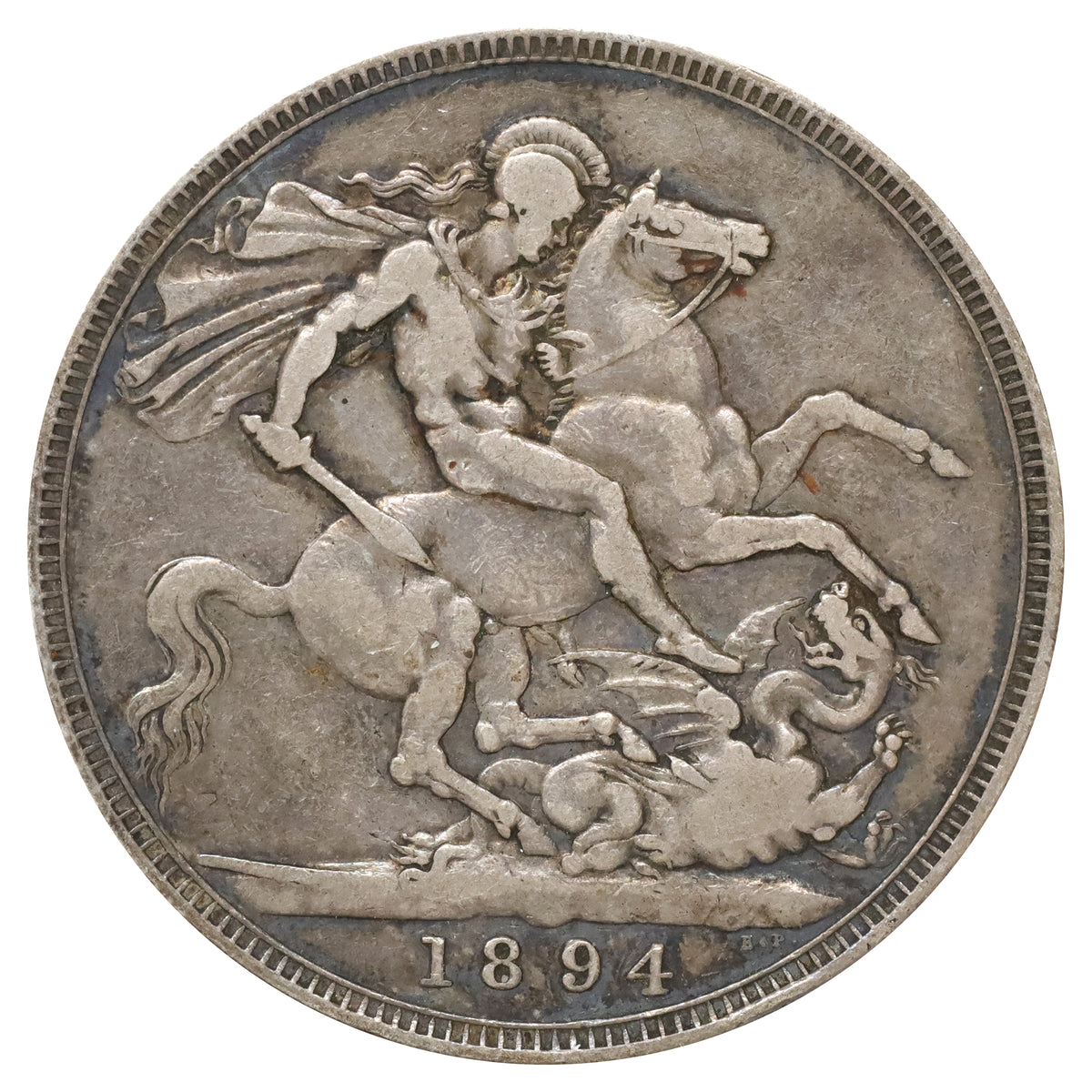 Great Britain 1894 Crown F-VF (F15)