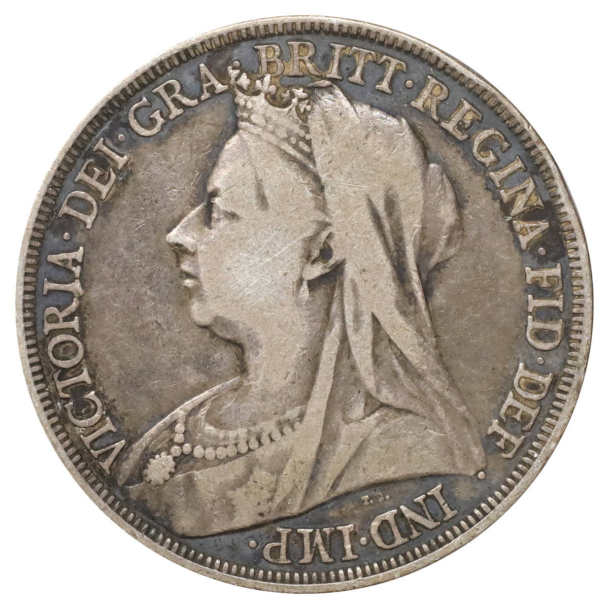 Great Britain 1894 Crown F-VF (F15)
