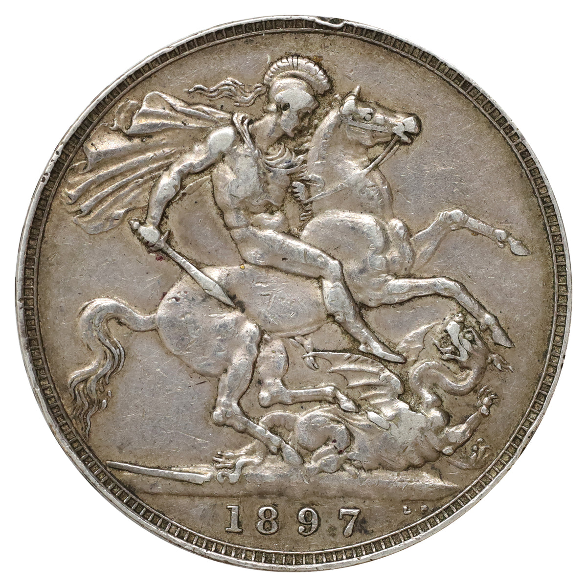 Great Britain 1897 Crown Extra Fine (EF40)